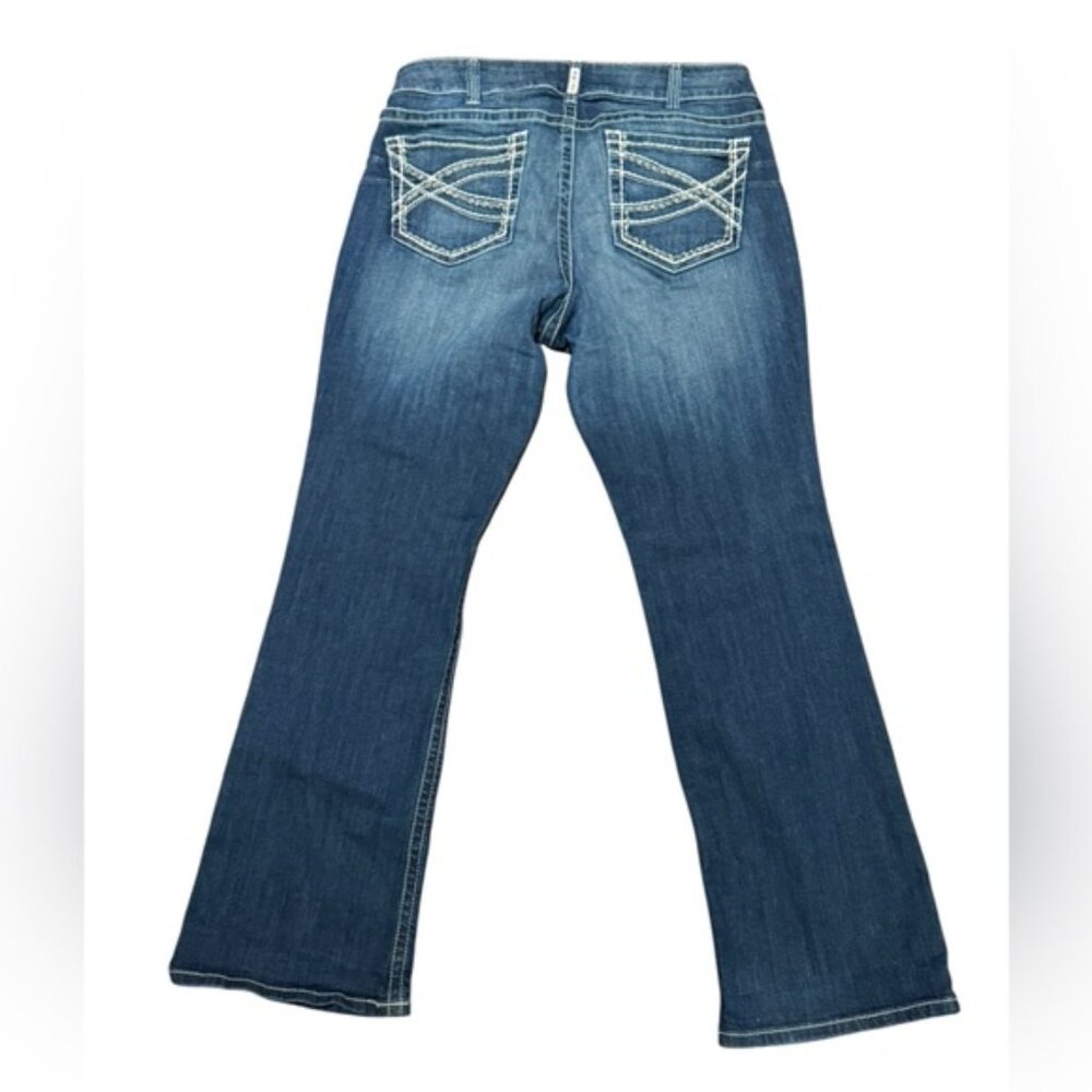 Ariat REAL Jeans Women's Size 34R Western Bootcut Blue Jeans